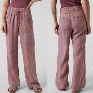 Athleta Pink Wide-Leg Pants